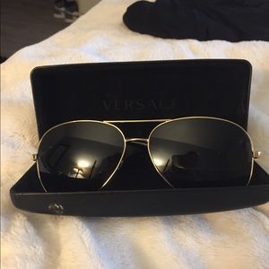 Versace Aviators Black